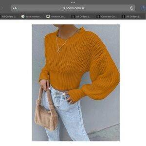SHEIN Mustard Sweater size M